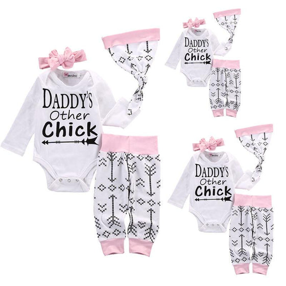 4PCS Baby Girl Outfits