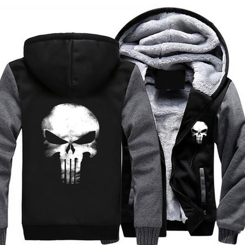 Punisher Skull  Zipper Hoodie