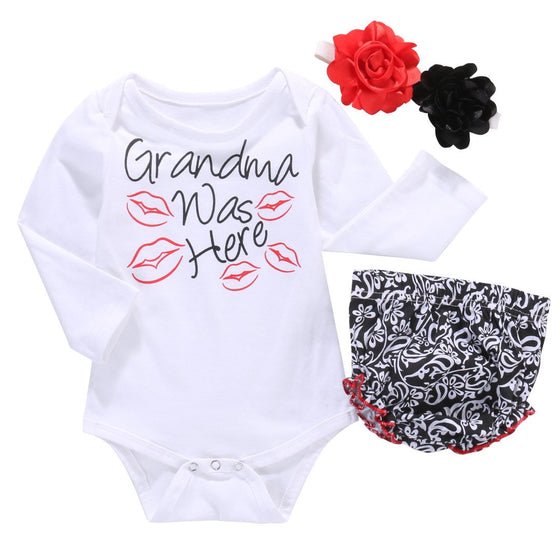 3pcs Baby Girls Outfit