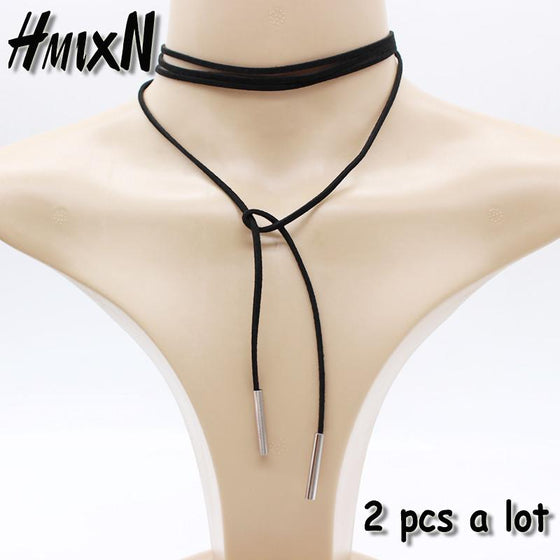Rope style choker necklace