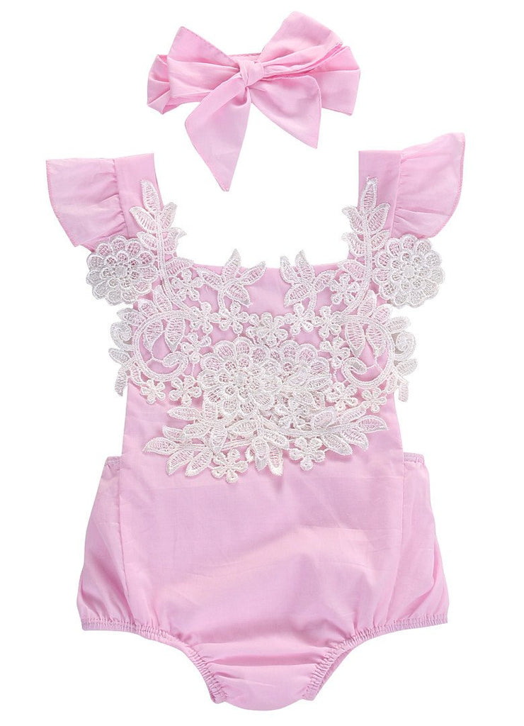 Baby Girls Lace Bodysuit