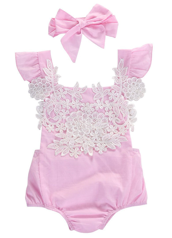 Baby Girls Lace Bodysuit