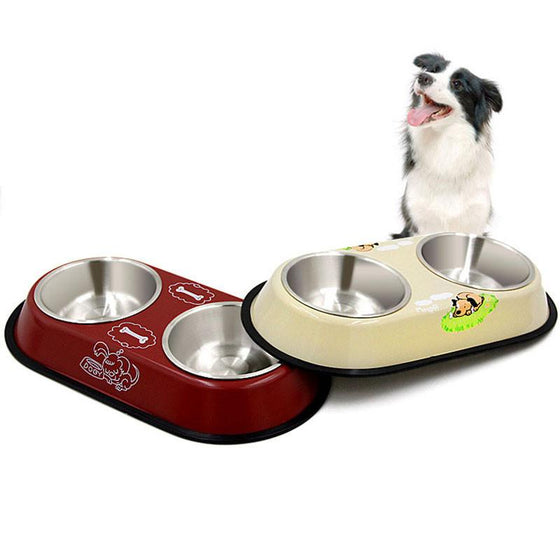 Stainless Steel  Feeding bowls NON SLIP
