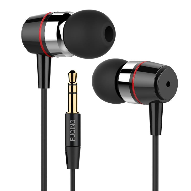Inpher FUQING Bass In-ear Earphones Super Clear Metal Earphone Noise isolating Earbud For iphone 6 Meizu Xiaomi MP3 PC