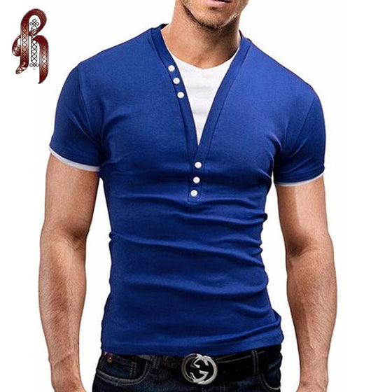 short sleeve v-neck