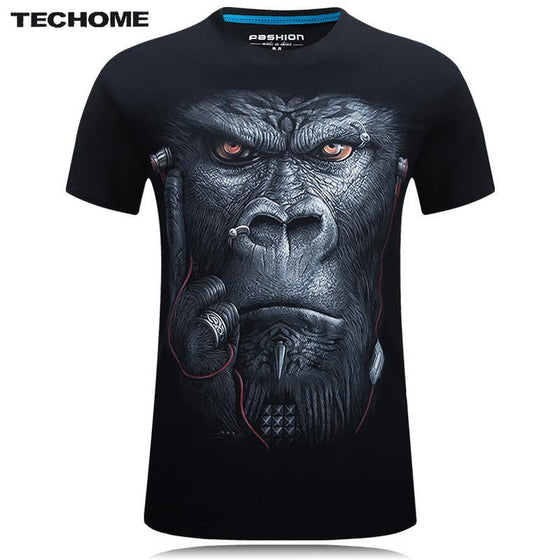 Animal 3D Printed shirts
