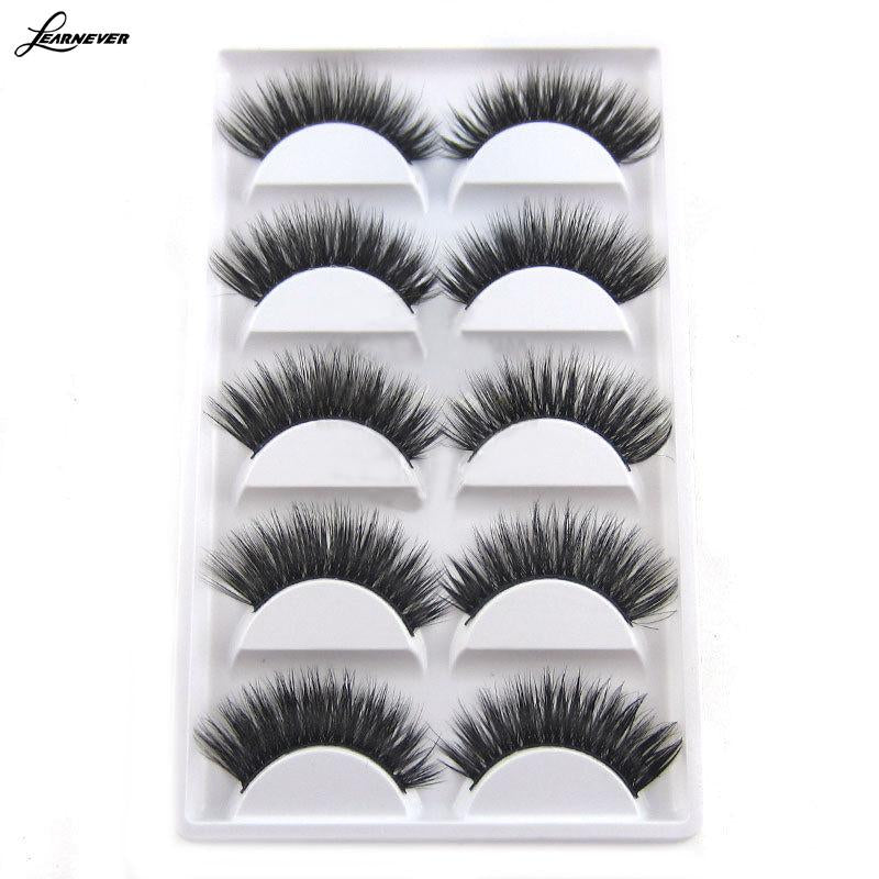 5 Pairs/Set  3D False Eyelashes