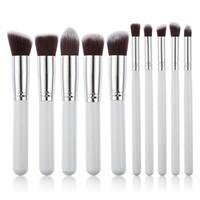 10 pcs Synthetic Makeup Brush Set