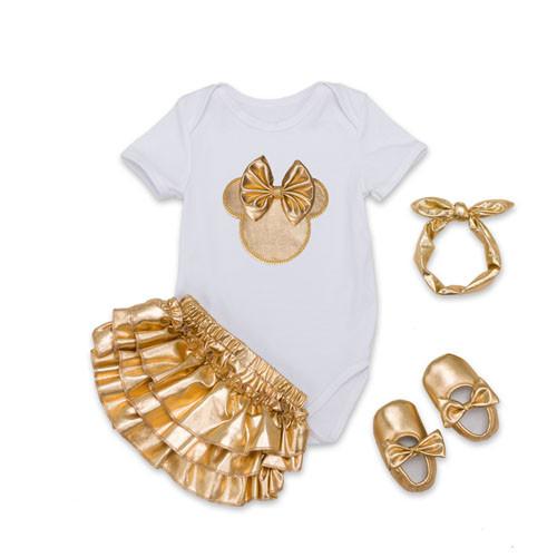 Baby Girl  4pcs Clothing Sets