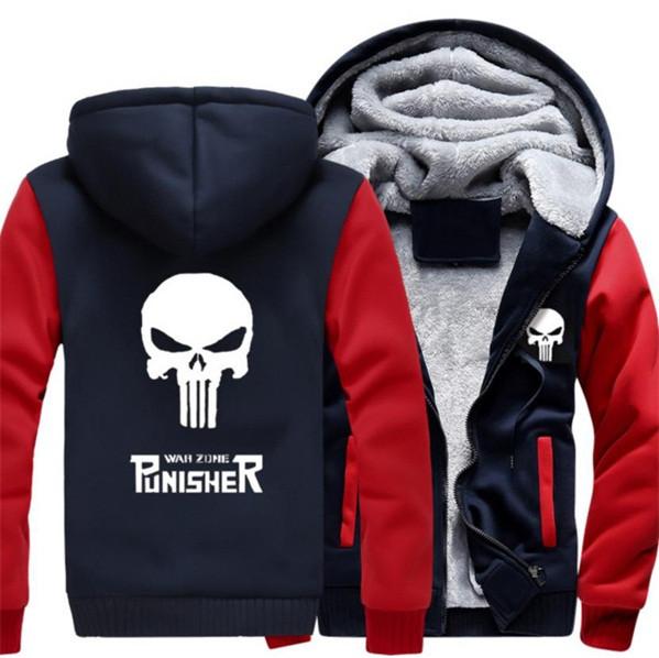 Punisher Skull  Zipper Hoodie