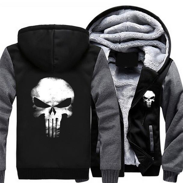 Punisher Skull  Zipper Hoodie