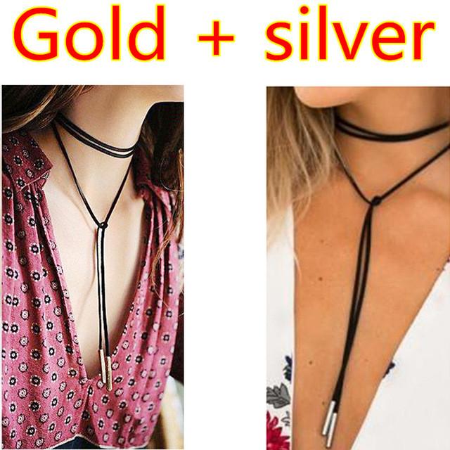 Rope style choker necklace