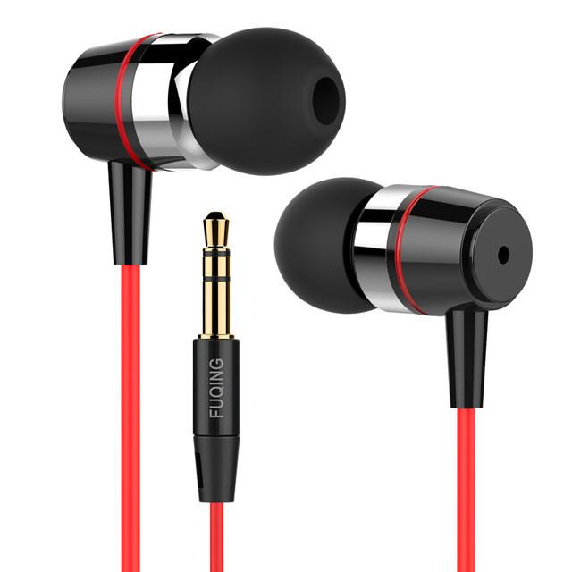 Inpher FUQING Bass In-ear Earphones Super Clear Metal Earphone Noise isolating Earbud For iphone 6 Meizu Xiaomi MP3 PC