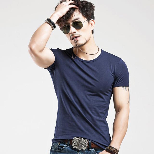 cotton v neck short sleeve t shirt