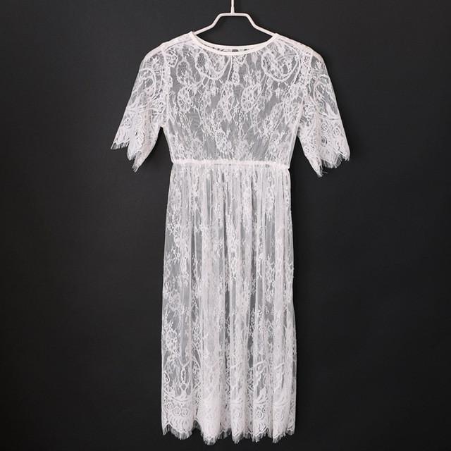Casual Long Lace Dress