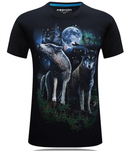 Animal 3D Printed shirts