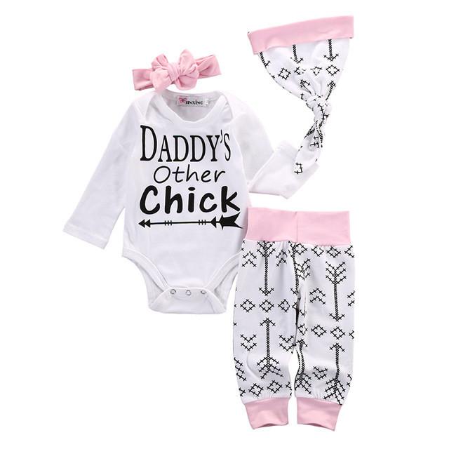 4PCS Baby Girl Outfits