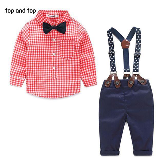 Baby Shirt/Suspender Outfits