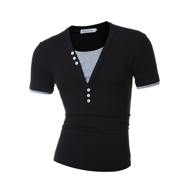 short sleeve v-neck