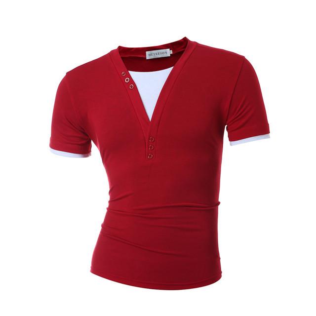 short sleeve v-neck