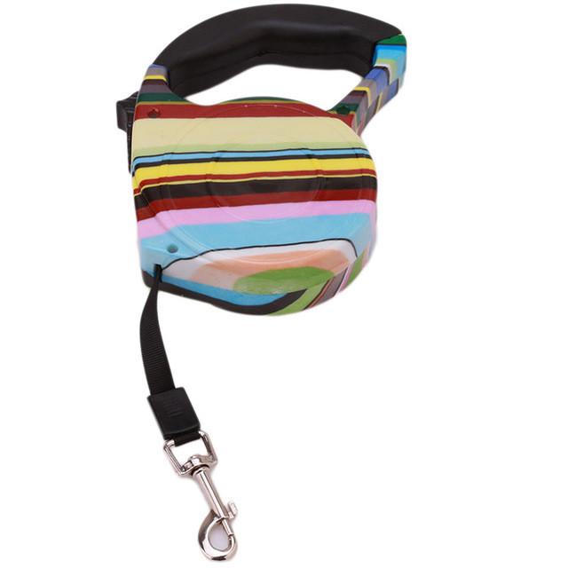 5 M Pet Collars Rope Retractable Dog Leash Extending Puppy Walking Leads Training Cats dogs Home Travel necessary Pets Supplies