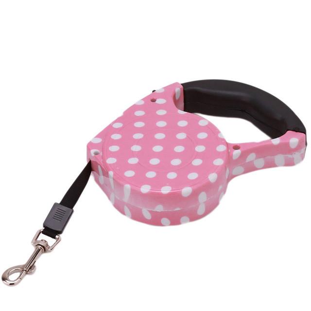 5 M Pet Collars Rope Retractable Dog Leash Extending Puppy Walking Leads Training Cats dogs Home Travel necessary Pets Supplies