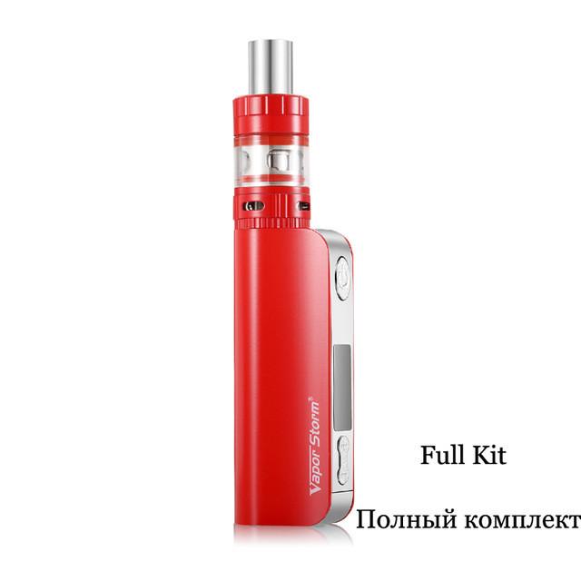 Electronic Cigarette Vape Storm  V50 TC 50W Box Mod Sub Ohm Temperature Control Electronic Hookah Shisha Pen Drop Shipping