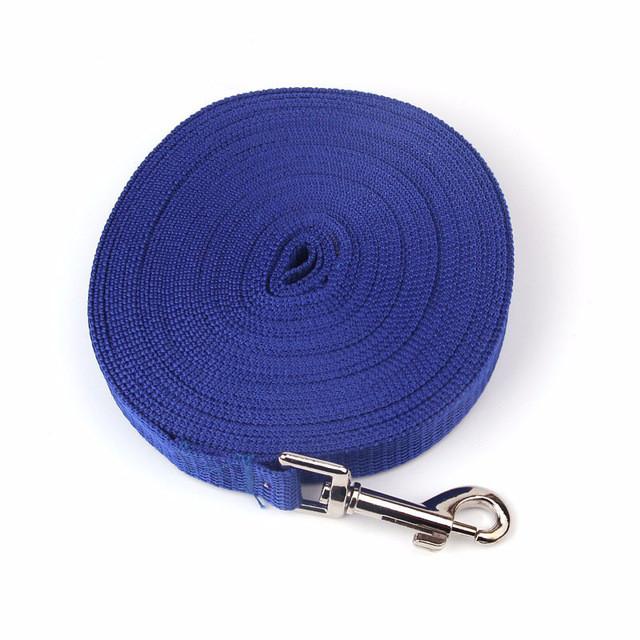 VEQSKING Nylon Dog Training Leashes Pet Supplies Walking Harness Collar Leader Rope For Dogs Cat 1.5M 1.8M 3M 4.5M 6M 10M