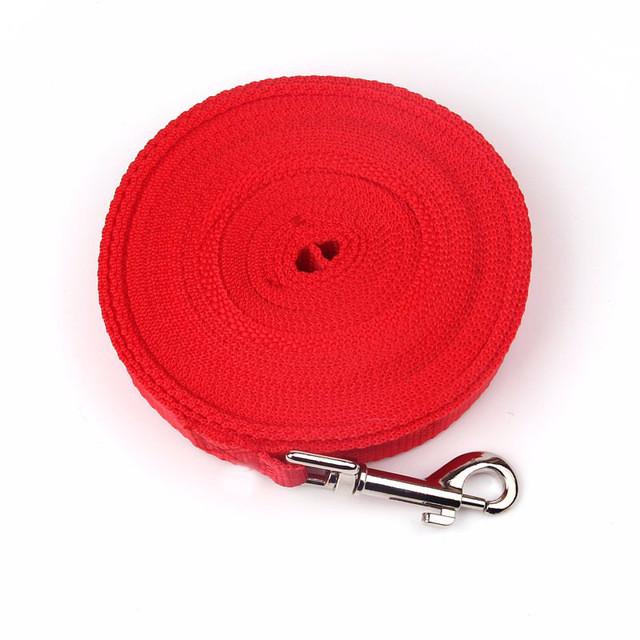 VEQSKING Nylon Dog Training Leashes Pet Supplies Walking Harness Collar Leader Rope For Dogs Cat 1.5M 1.8M 3M 4.5M 6M 10M