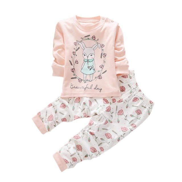 2 pcs Baby Pajama Outfit