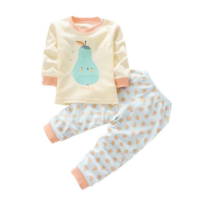 2 pcs Baby Pajama Outfit