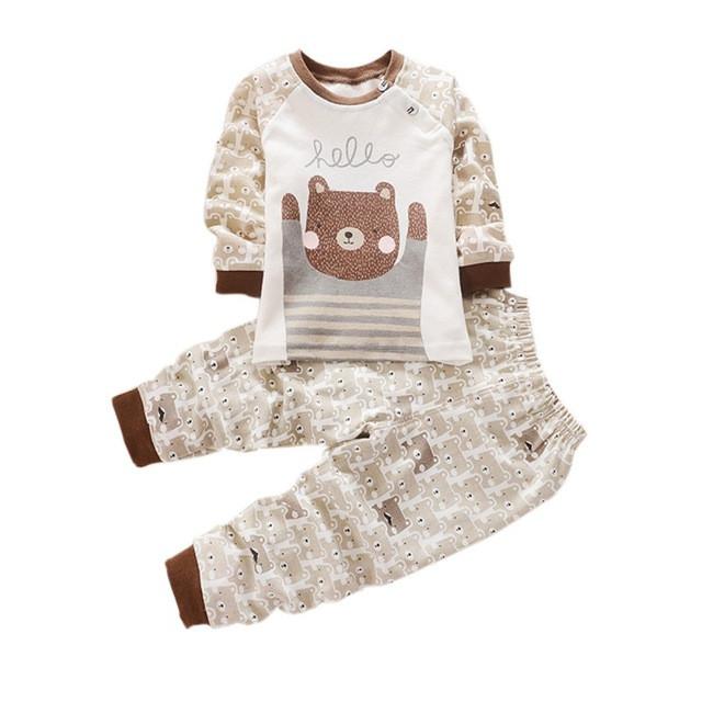 2 pcs Baby Pajama Outfit