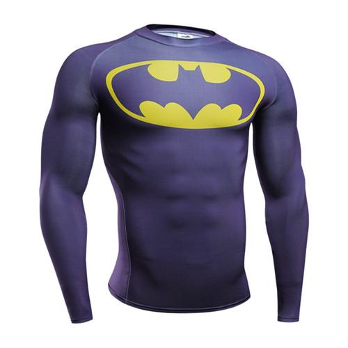 Fitness T shirt Men Compression shirts long sleeve