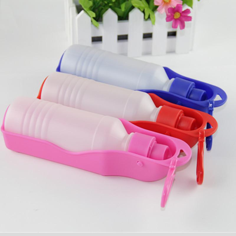 Sale Pet Bowl Automatic Pet Feeder Comedero Perro Plastic Water Feeding Bowl Dog for Travel Drinking Bottle 250ml Supplies