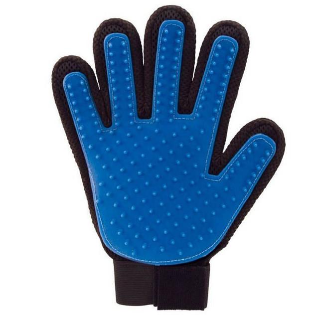 True Touch Glove Deshedding Gentle Efficient Pet Grooming Dogs Bath Pet Supplies