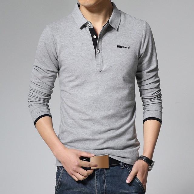 Men's Long Sleeve Polo