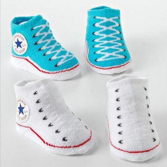 1 Pair Baby Socks with Rubber Sole