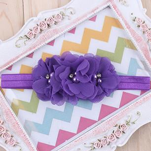Pearl Rhinestone Ribbon Headband