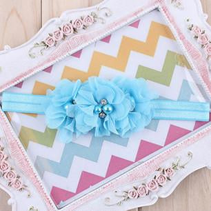 Pearl Rhinestone Ribbon Headband