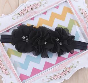 Pearl Rhinestone Ribbon Headband