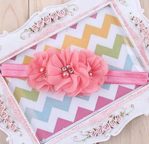 Pearl Rhinestone Ribbon Headband