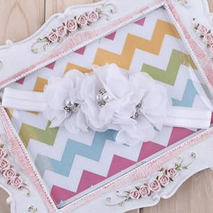Pearl Rhinestone Ribbon Headband