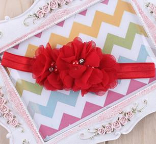 Pearl Rhinestone Ribbon Headband