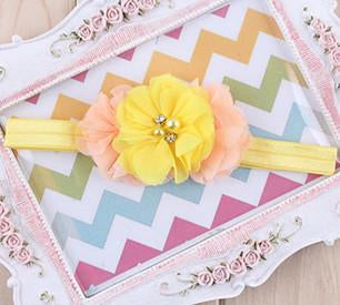 Pearl Rhinestone Ribbon Headband