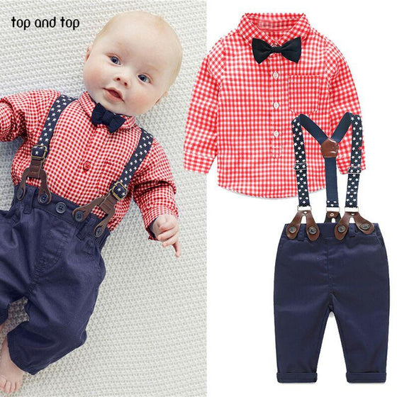 Baby Shirt/Suspender Outfits