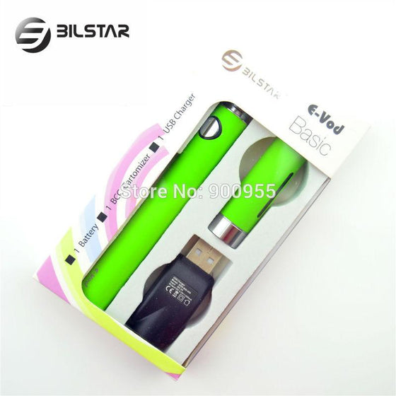 Original Bilstar quality electronic cigarette Evod Basic MT3 e cigarette vape starter kit blister ego evod battery mt3 atomizer