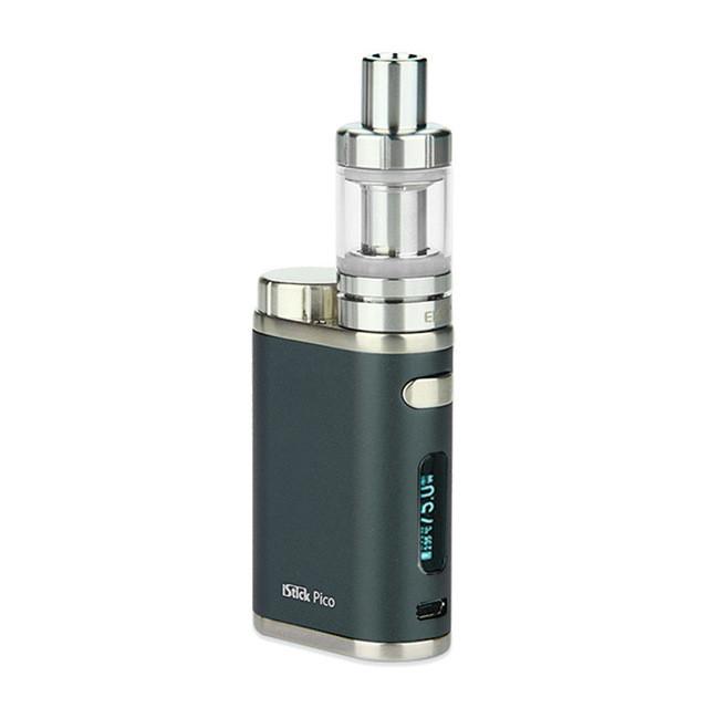 Original Eleaf iStick Pico Starter Kit with 2ml MELO 3 Mini Tank and 75W Box Mod with EC 0.3ohm/0.5ohm Coils e-Cigarette Kit