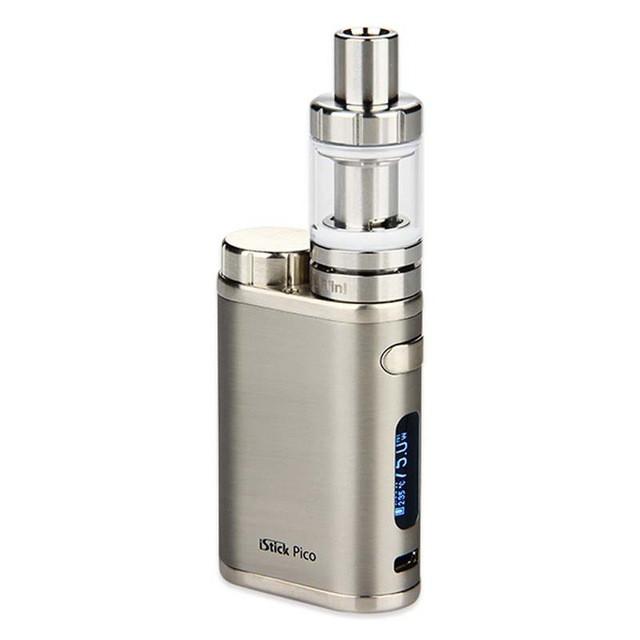 Original Eleaf iStick Pico Starter Kit with 2ml MELO 3 Mini Tank and 75W Box Mod with EC 0.3ohm/0.5ohm Coils e-Cigarette Kit