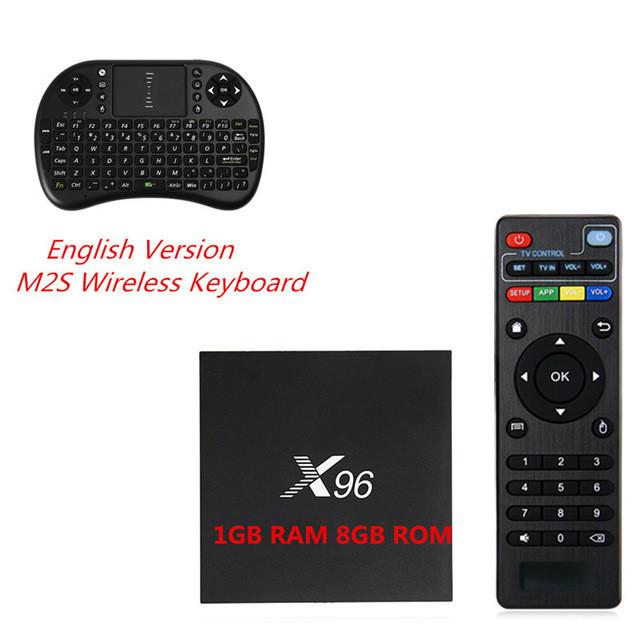 Mesuvida X96 2GB 16GB TV Box Amlogic S905X Quad Core Android 6.0 Marshmallow TV Box WIFI HD 2.0 4K*2K 1080P Many Moives TV Box