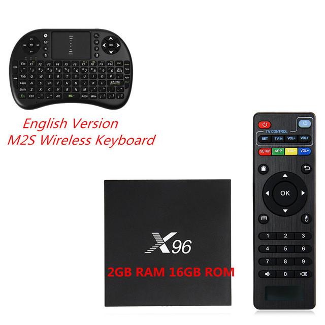 Mesuvida X96 2GB 16GB TV Box Amlogic S905X Quad Core Android 6.0 Marshmallow TV Box WIFI HD 2.0 4K*2K 1080P Many Moives TV Box
